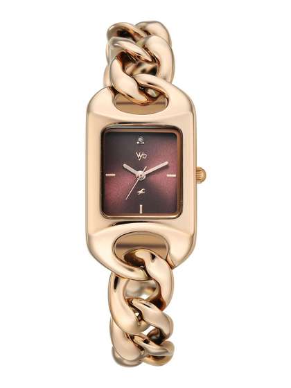 Fastrack Girls Vyb
                          Prodigy Quartz Analog Burgundy Dial Watch -
                          FV60125WM01W