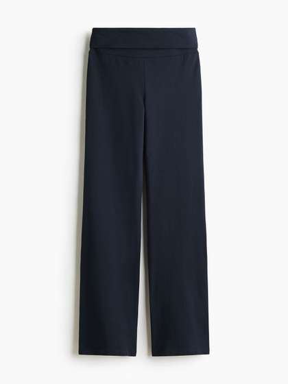 H&M
                        Foldover-Waist Cotton Trousers