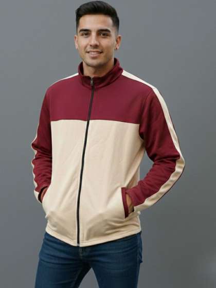 Besick Men
                        Colourblocked Sporty Jacket