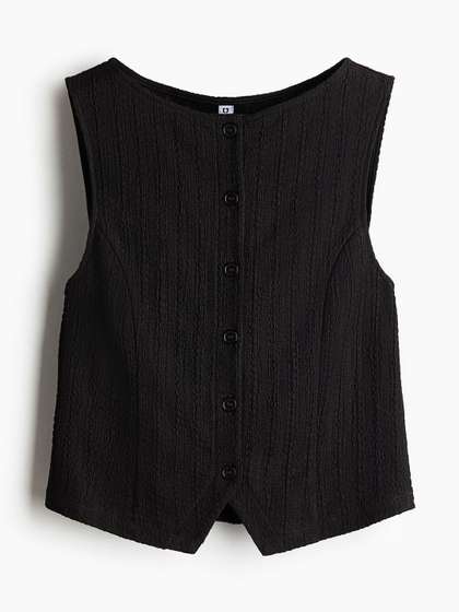 H&M Textured
                        Jersey Waistcoat