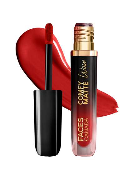 FACES CANADA Comfy
                          Matte Wow Liquid Lipstick - 3.8ml - Ruby Rouge
                          05