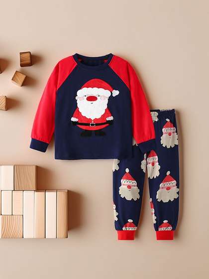 Xsole Boys Printed
                    T-shirt with Pyjamas