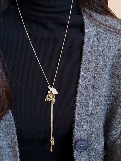 Lara Karen Copper
                        Gold-Plated Necklace