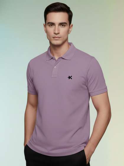 HRX by Hrithik Roshan Men's Solid Collar T-shirt