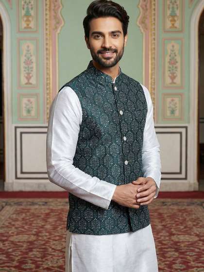 Jompers Printed
                        Nehru Jackets