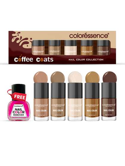 Coloressence Set Of
                        6 Coffee Coats Quick Nail Color Collection - 6ml
                        Each