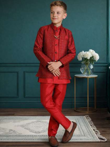 BAESD Brocade
                        Mandarin Collar Sherwani