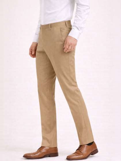 INVICTUS Men Urban
                        Slim Slim Fit Wrinkle Free Trousers