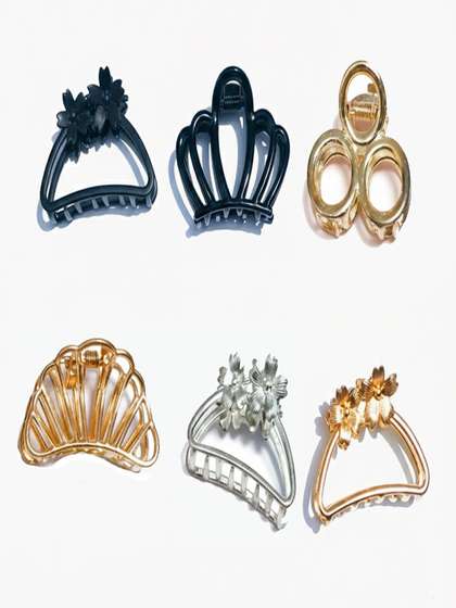 Cinex Girls Set of 6
                    Embellished Claw Clip