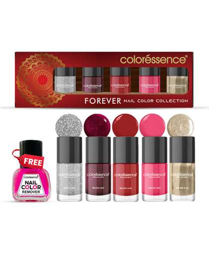 Coloressence Forever
                        Quick Dry Nail Paint Kit With Bridal &
                        Festive Shades - 6 ml each