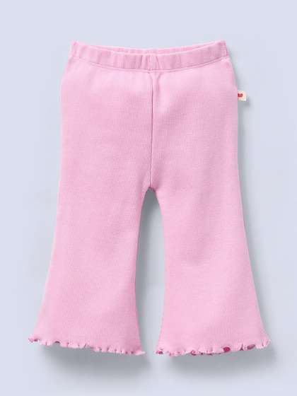 Ed-a-Mamma Girls Cotton
                    Solid Ankle Length Leggings