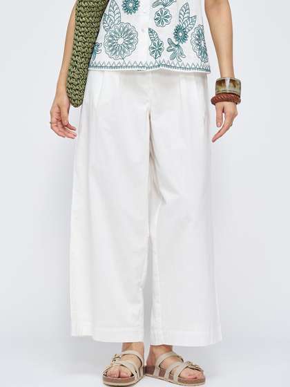 AKKRITI BY
                        PANTALOONS Women Palazzos