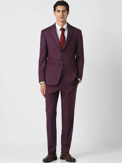 Peter England Elite
                        Slim-Fit Single-Breasted Two-Piece Suit