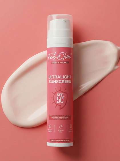 FEBELVN Niacinamide
                        & Ceramide SPF 50+ PA++++ Ultralight
                        Sunscreen - 50 ml
