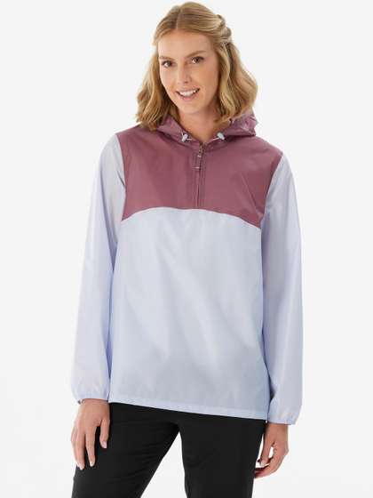 Decathlon Quechua -
                        Women Mauve Blue NH100 Half Zip Water Repellent
                        Hiking Jackets
