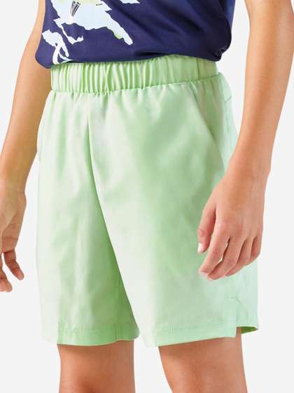 Decathlon Kuikma -
                      Kids Light Green Quick Dry Tennis Shorts