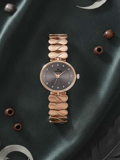 Anouk Women Brass
                        Dial & Bracelet Style Straps Analogue Watch
                        ANW-048-GRY