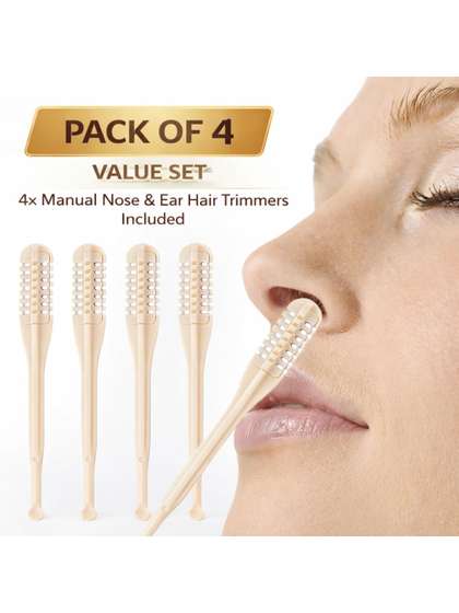 CUVLY Set Of 4 Portable
                    Manual Manual 360-degree Rotating Double Head
                    Trimmer