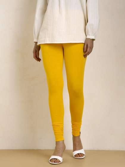 TWIN BIRDS Women
                        High-Rise Churidar-Length Leggings