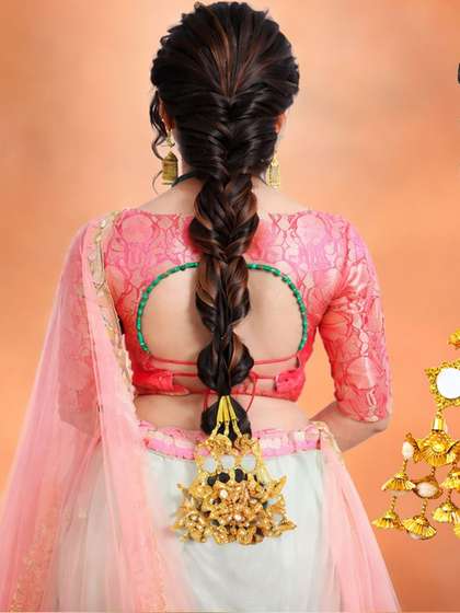 LYKAA Punjabi Hair
                    Paranda Choti Parandi-1PC