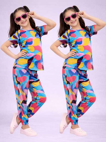 BAESD Girls Printed Maxi
                    Nightdress