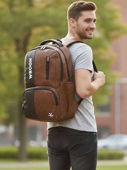 WROGN Unisex Brand
                        Logo Backpack