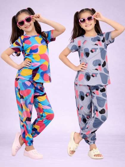 BAESD Girls Printed
                      Maxi Nightdress