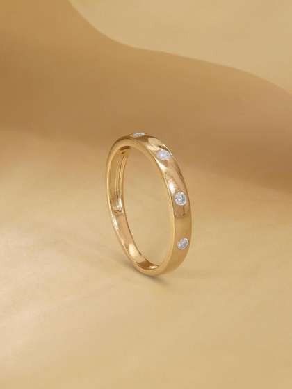 Mia by Tanishq 9 KT
                        Gold Diamond Studded Ring-1.3 g