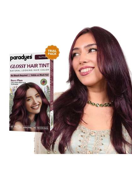 Paradyes Semi-Permanent
                    Creme Glossy Tint Hair Color 80g- Berry Plum- Deep
                    Red
