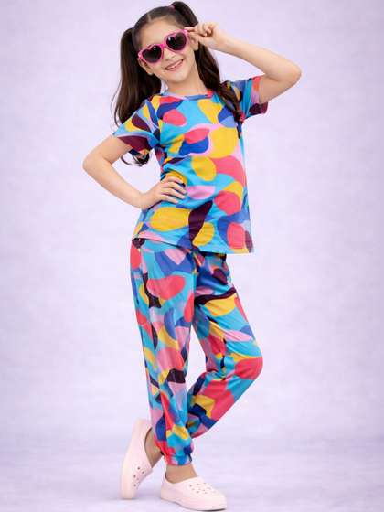 LITBABY Girls Printed
                    Maxi Nightdress