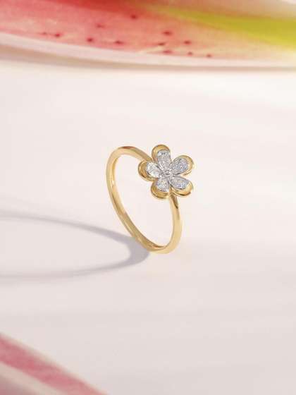 Mia by Tanishq 9KT
                        Gold Ring With 0.04Ct Natural Diamond - 1.53g