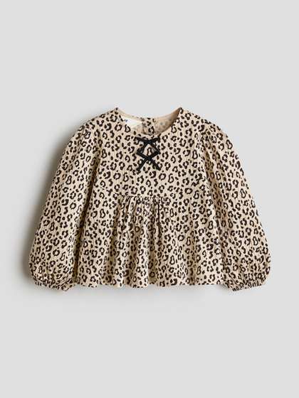 H&M Bow-Detail
                    Crinkled Blouse