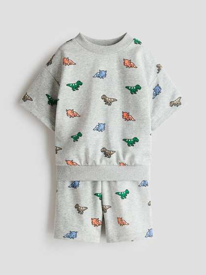 H&M 2-Piece
                      Printed Sweatshirt Set