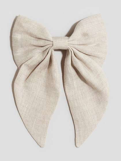 H&M Linen-Bow Hair
                    Clip