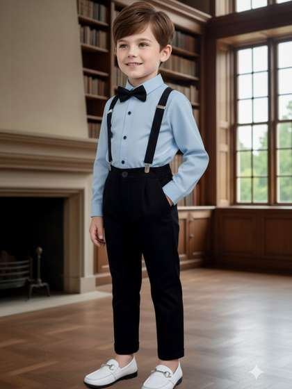 Sagar Impex Boys Shirt
                    with Trousers