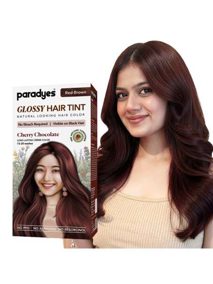 Paradyes Semi-Permanent
                    Creme Glossy Tint Hair Color160g - Cherry Chocolate