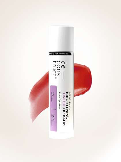 Deconstruct
                        Brightening Tinted Lip Balm SPF 50 Moisturizes
                        & Brightens -4g