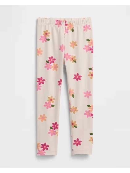 GAP Girls Floral Print
                    Mid Waist Leggings