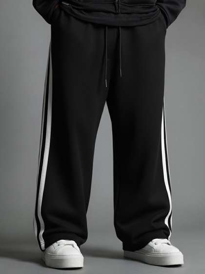 dockstreet Men Pure
                        Cotton Relaxed Fit Track Pants