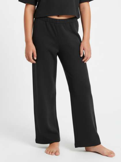 Alan Jones Girls
                    Stretchable Waffle Straight Pants