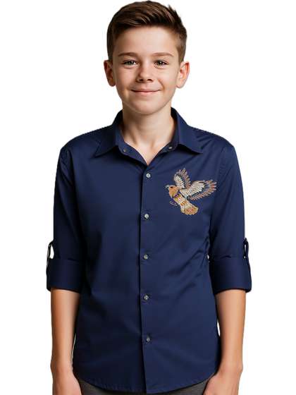 CHARCHIT Boys Comfort
                    Casual Shirt