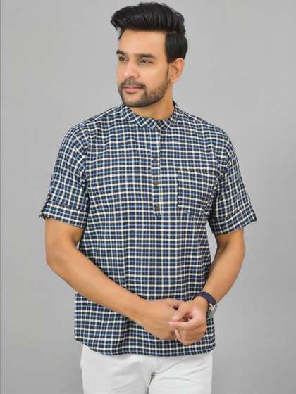Anouk Mirage Men
                        Printed Thread Work Handloom Kurta