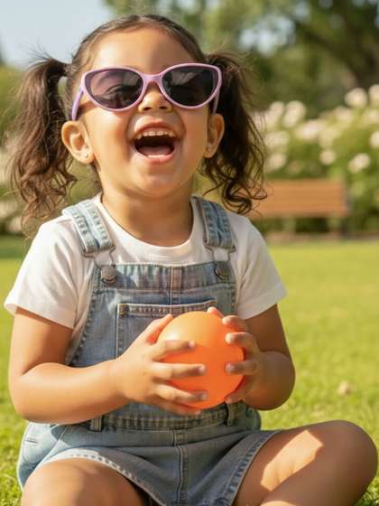 MiArcus Pink Kids Cat
                    Eye UV Protection Sunglasses