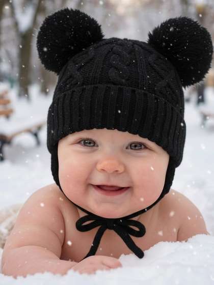 Infispace Boys
                    Embroidered Woollen Beanie
