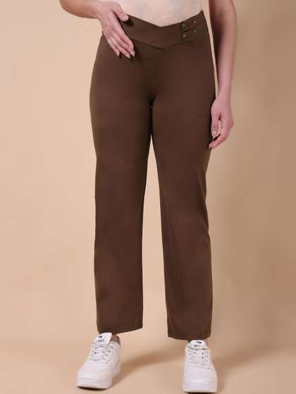 THE MAMA KLUB Women
                        Original High-Rise Maternity Trousers