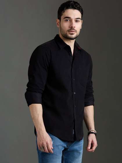 The Roadster
                          Lifestyle Co Pure Cotton Spread Collar Shirt
