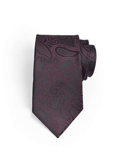 Cazzano Men Woven
                      Design Skinny Tie