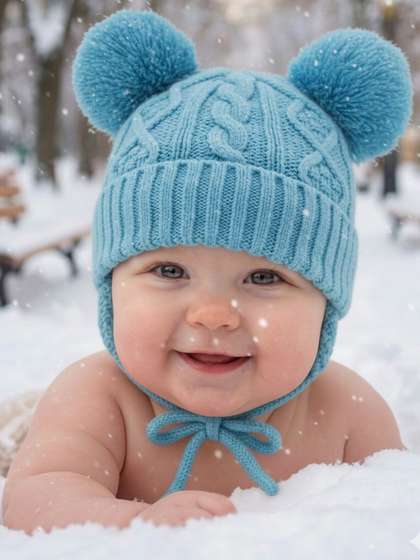 Infispace Boys
                      Embroidered Woollen Beanie
