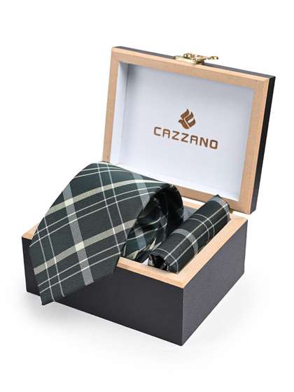 Cazzano Men Striped
                      Skinny Tie