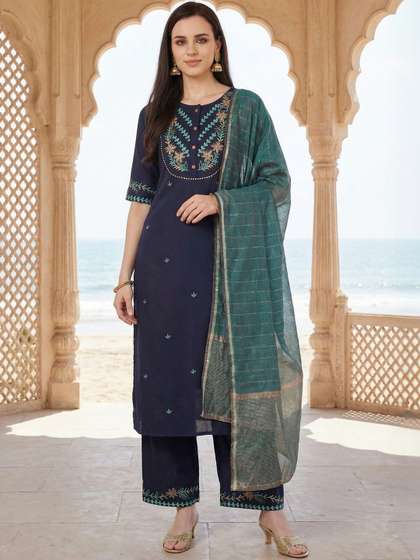 Indo Era Woven
                          Design Art Silk Dupatta